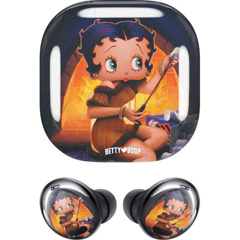 Betty Boop Roasting Marshmallows Galaxy Buds Pro Skin